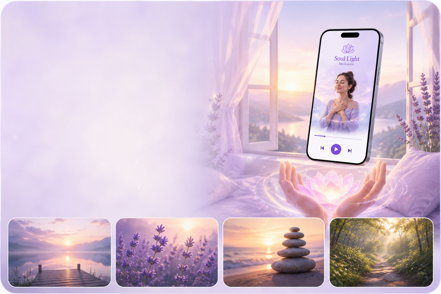 Аудіокурс Soul Light про м’яке зниження тривоги